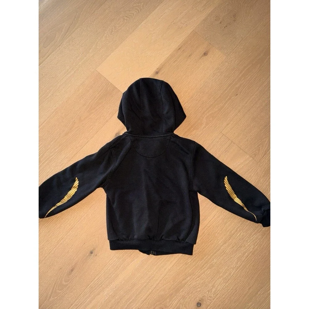 Nike Hoodie Size Kids Boys Girls Size Medium 5-6 “Black & Gold Edition”